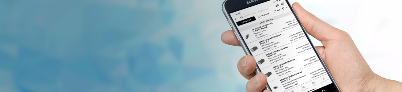 DigiKey-mobiilisovellus